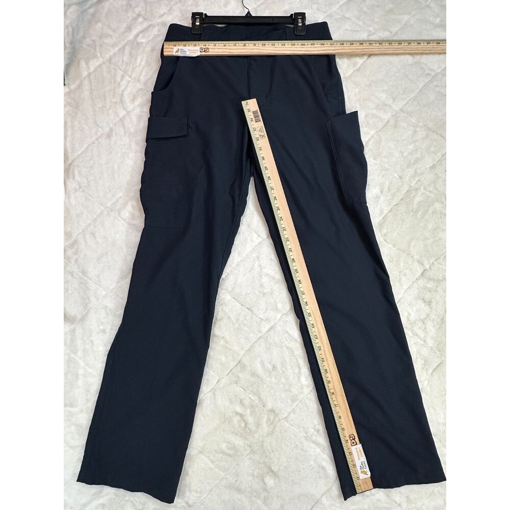 Design Collective Cargo Work Pants 34x34 Navy Blue Cintas 34RG Uniform Mens